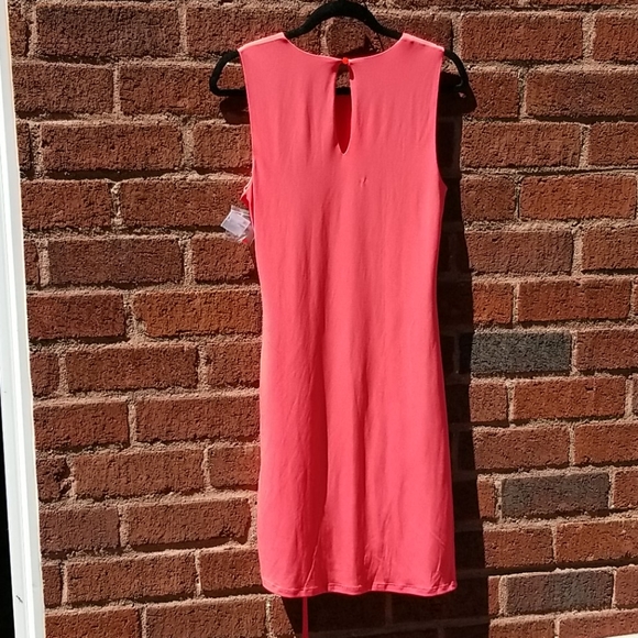 NWT Bar III Drawstring Dress Keyhole Back - Picture 5 of 5